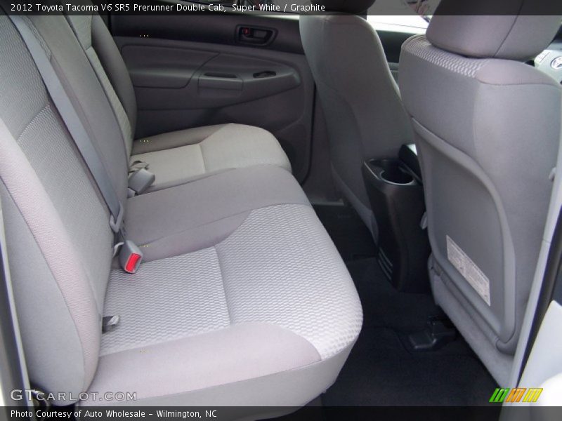 Super White / Graphite 2012 Toyota Tacoma V6 SR5 Prerunner Double Cab