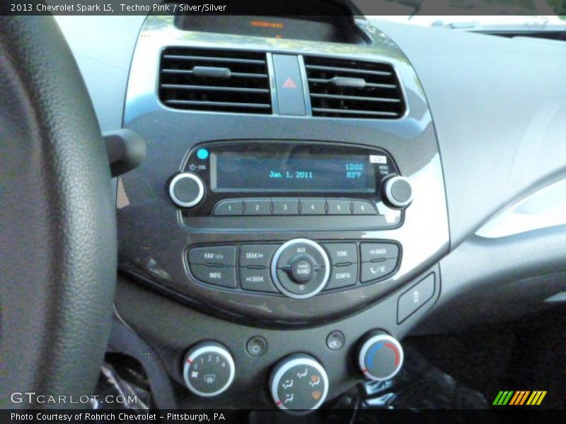 Techno Pink / Silver/Silver 2013 Chevrolet Spark LS