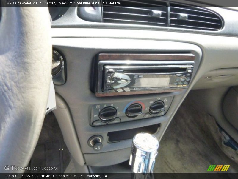 Medium Opal Blue Metallic / Neutral 1998 Chevrolet Malibu Sedan