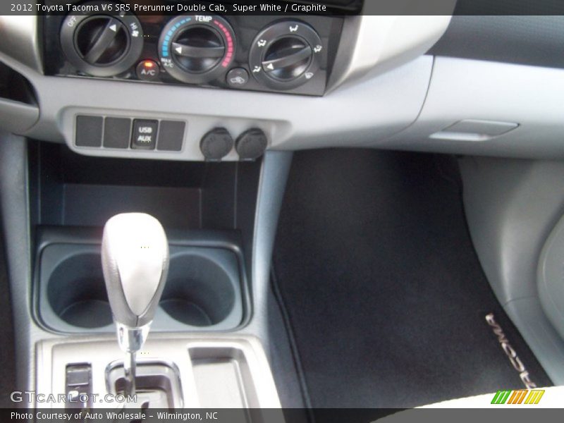 Super White / Graphite 2012 Toyota Tacoma V6 SR5 Prerunner Double Cab