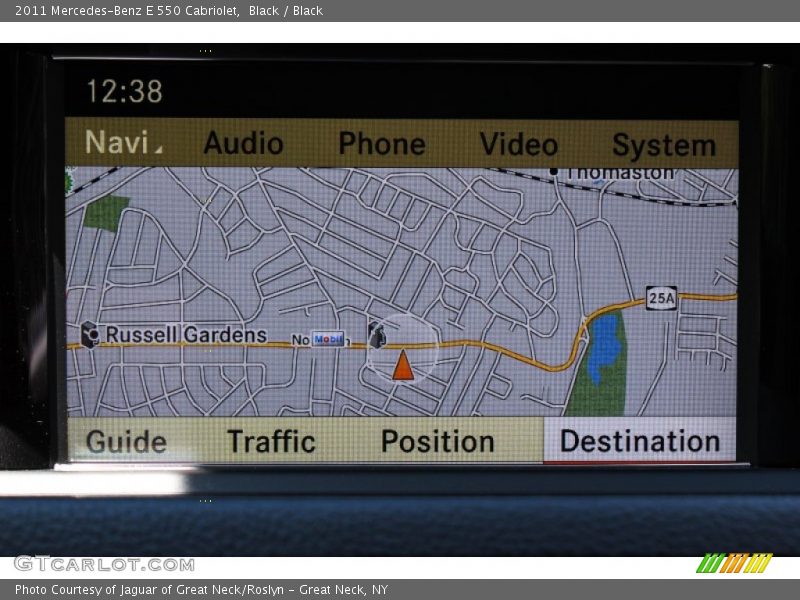 Navigation of 2011 E 550 Cabriolet