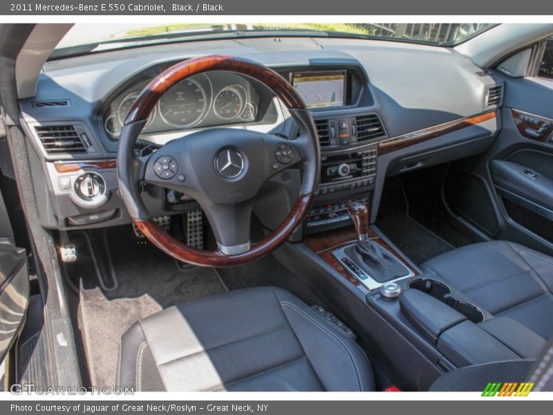 Black Interior - 2011 E 550 Cabriolet 