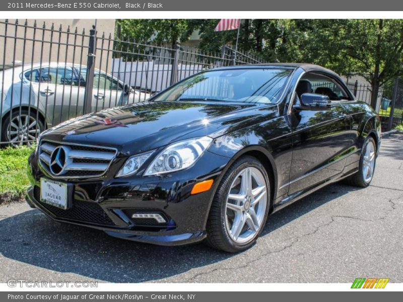 Black / Black 2011 Mercedes-Benz E 550 Cabriolet