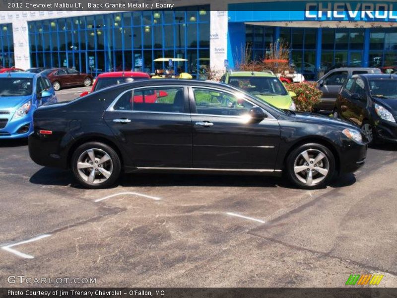 Black Granite Metallic / Ebony 2012 Chevrolet Malibu LT