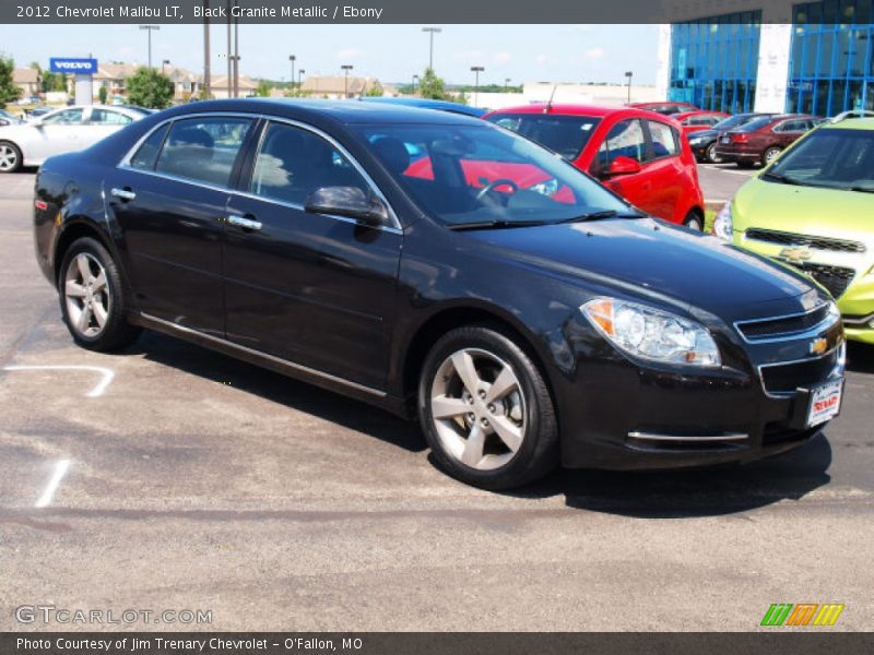 Black Granite Metallic / Ebony 2012 Chevrolet Malibu LT