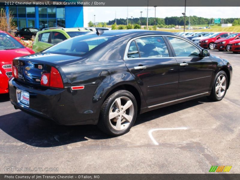Black Granite Metallic / Ebony 2012 Chevrolet Malibu LT