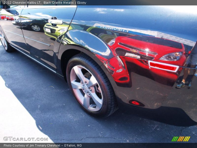 Black Granite Metallic / Ebony 2012 Chevrolet Malibu LT