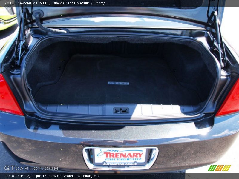 Black Granite Metallic / Ebony 2012 Chevrolet Malibu LT