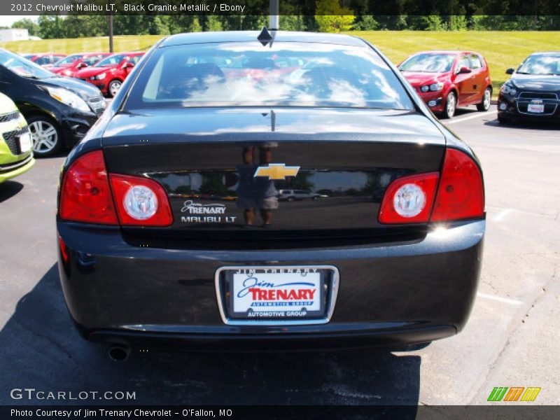 Black Granite Metallic / Ebony 2012 Chevrolet Malibu LT