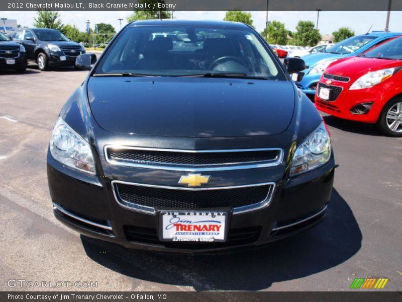 Black Granite Metallic / Ebony 2012 Chevrolet Malibu LT