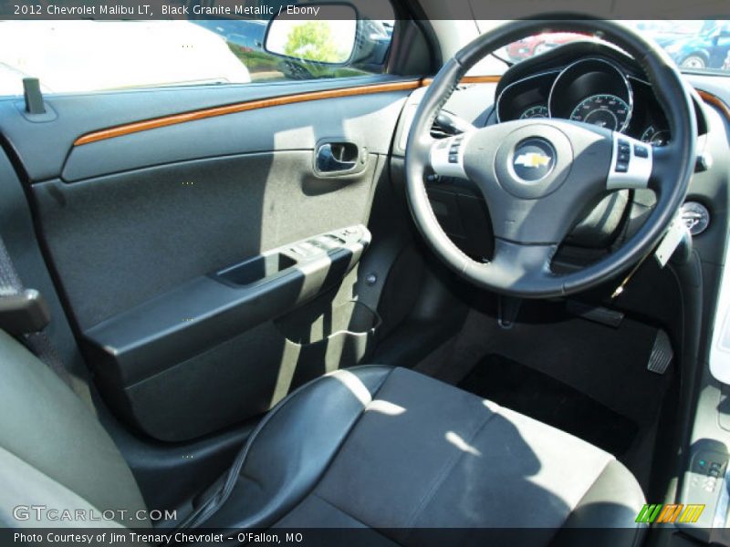 Black Granite Metallic / Ebony 2012 Chevrolet Malibu LT