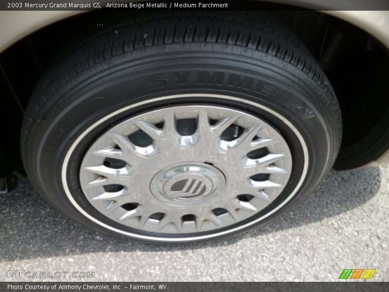 Arizona Beige Metallic / Medium Parchment 2003 Mercury Grand Marquis GS