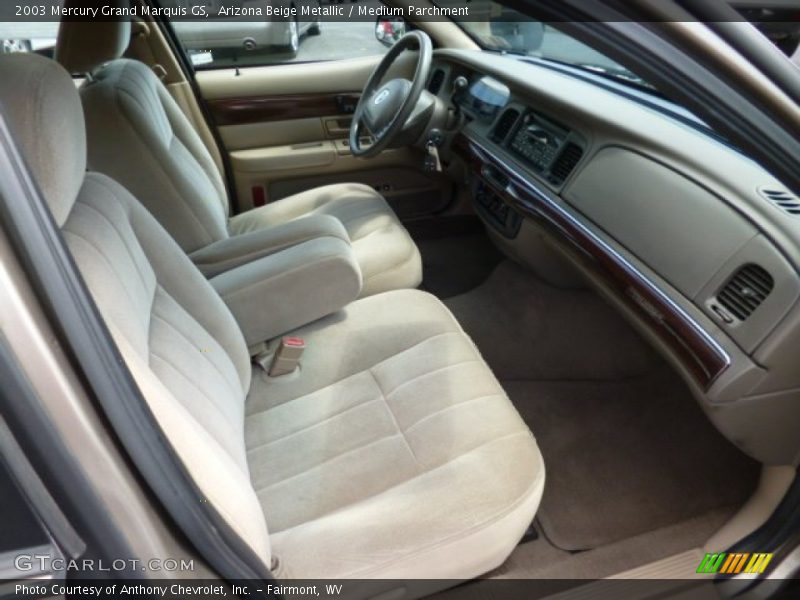 Arizona Beige Metallic / Medium Parchment 2003 Mercury Grand Marquis GS