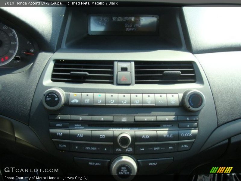 Polished Metal Metallic / Black 2010 Honda Accord LX-S Coupe