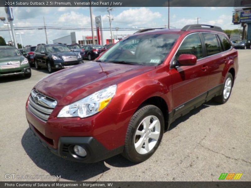 Front 3/4 View of 2014 Outback 2.5i Premium