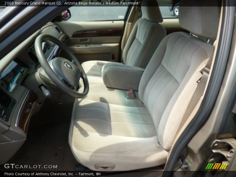 Arizona Beige Metallic / Medium Parchment 2003 Mercury Grand Marquis GS