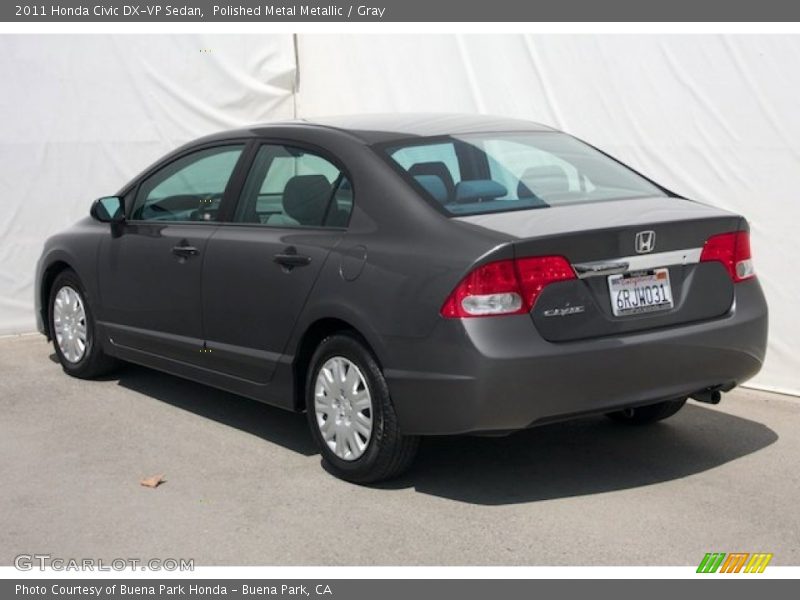 Polished Metal Metallic / Gray 2011 Honda Civic DX-VP Sedan