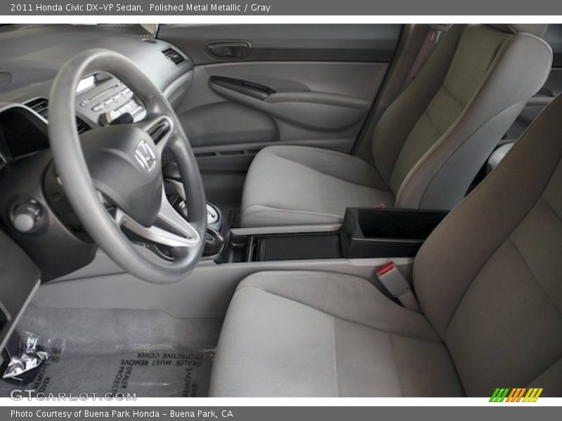 Polished Metal Metallic / Gray 2011 Honda Civic DX-VP Sedan