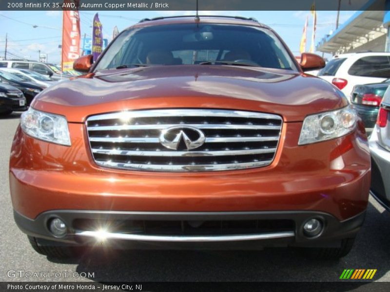 Autumn Copper Metallic / Brick 2008 Infiniti FX 35 AWD