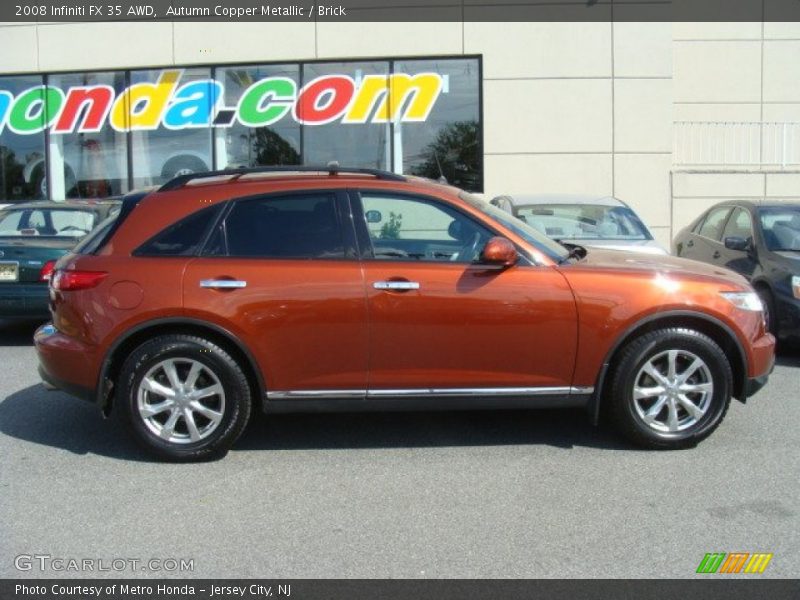 Autumn Copper Metallic / Brick 2008 Infiniti FX 35 AWD