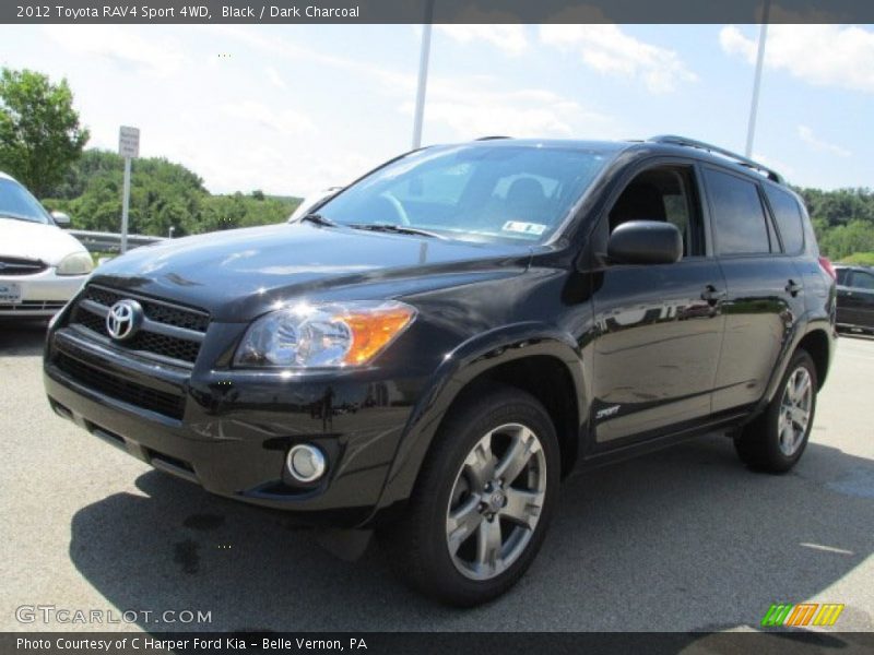 Black / Dark Charcoal 2012 Toyota RAV4 Sport 4WD