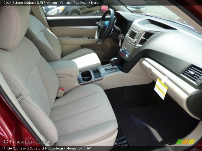 Venetian Red Pearl / Ivory 2014 Subaru Outback 2.5i Premium