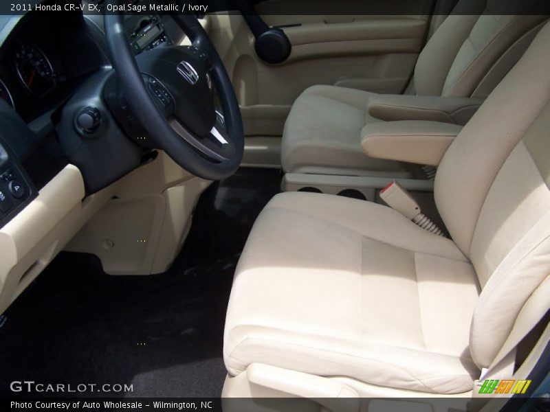 Opal Sage Metallic / Ivory 2011 Honda CR-V EX