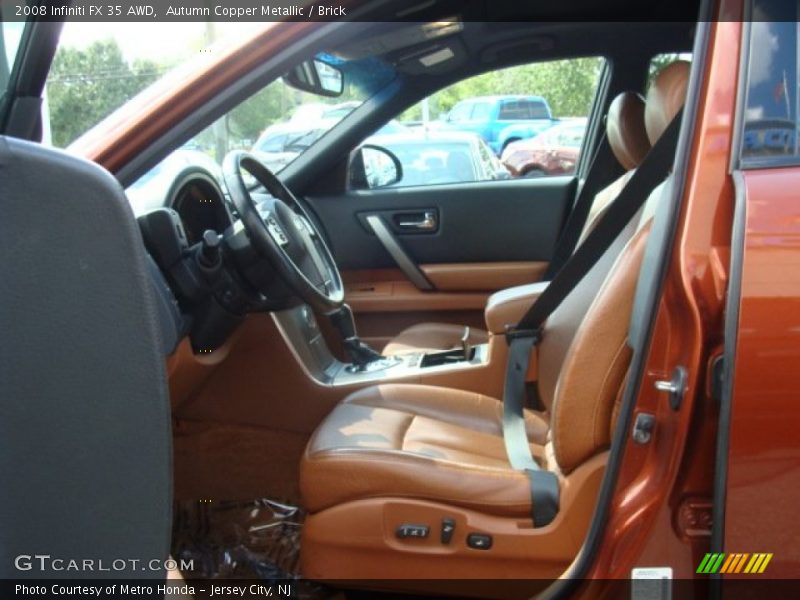 Autumn Copper Metallic / Brick 2008 Infiniti FX 35 AWD