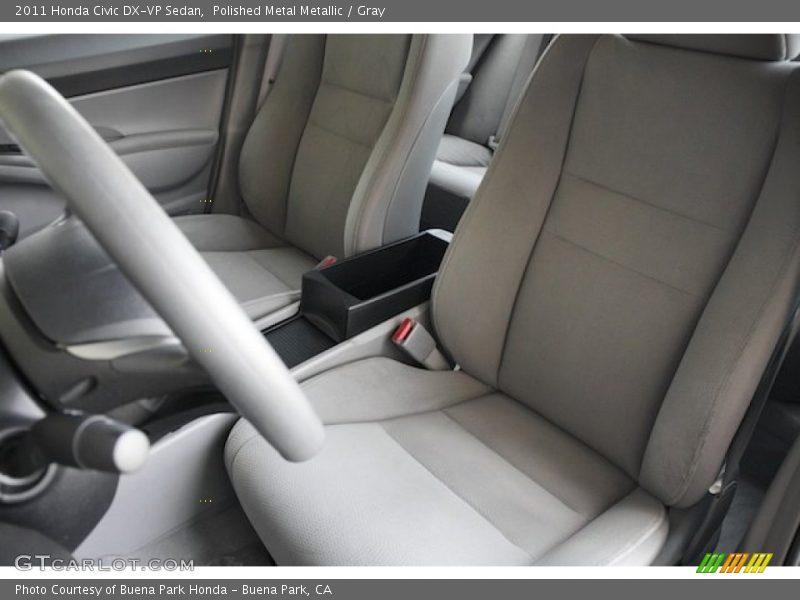Polished Metal Metallic / Gray 2011 Honda Civic DX-VP Sedan