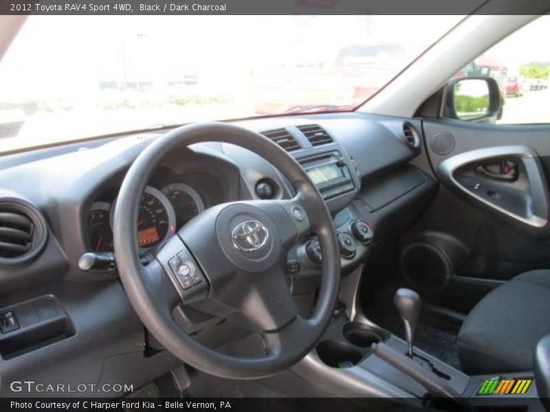Black / Dark Charcoal 2012 Toyota RAV4 Sport 4WD