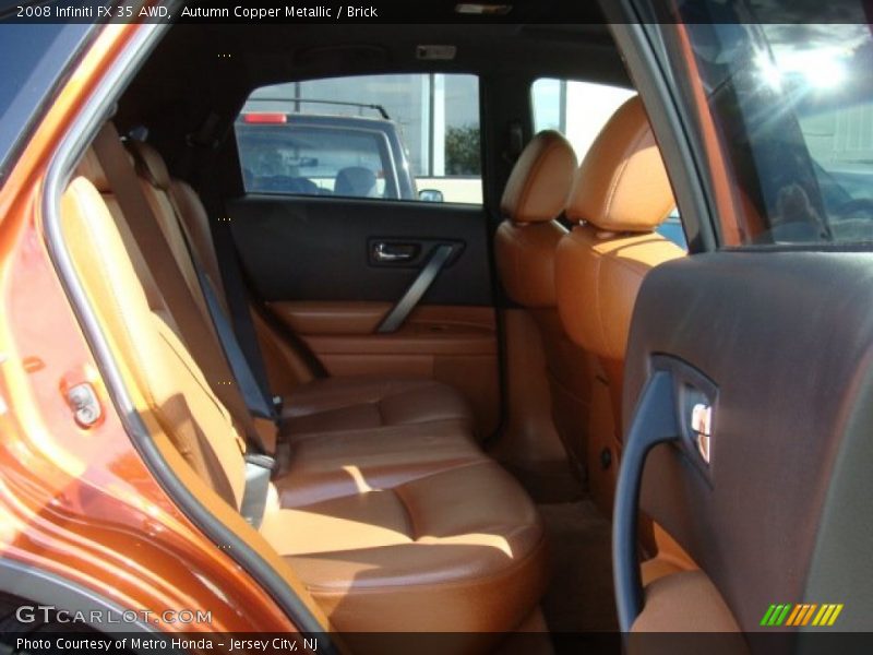 Autumn Copper Metallic / Brick 2008 Infiniti FX 35 AWD