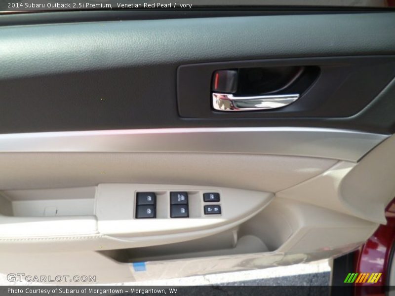 Venetian Red Pearl / Ivory 2014 Subaru Outback 2.5i Premium