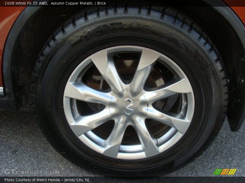 Autumn Copper Metallic / Brick 2008 Infiniti FX 35 AWD