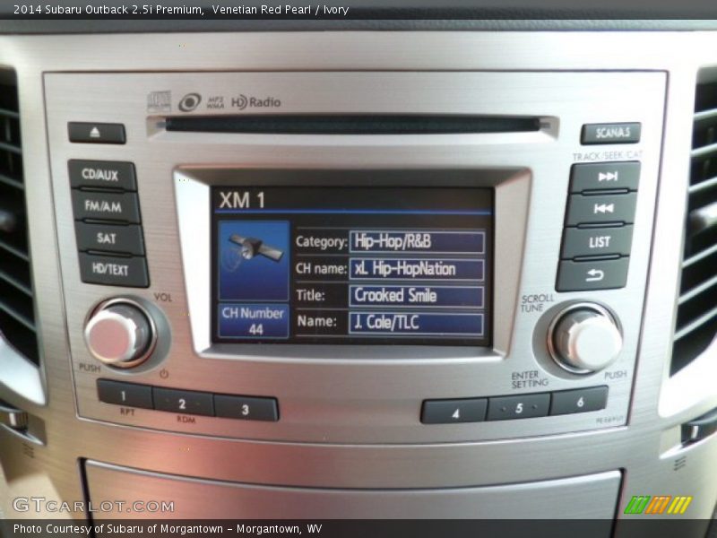 Venetian Red Pearl / Ivory 2014 Subaru Outback 2.5i Premium