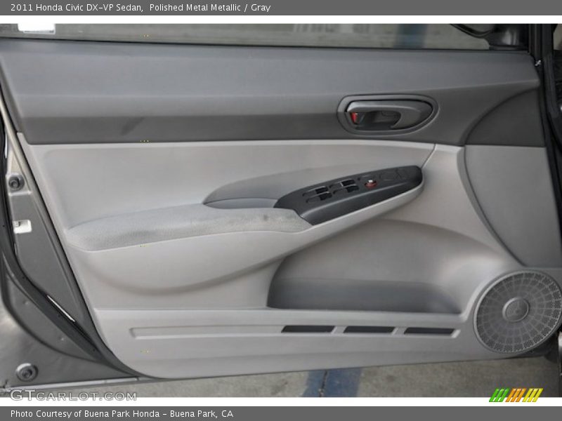 Polished Metal Metallic / Gray 2011 Honda Civic DX-VP Sedan