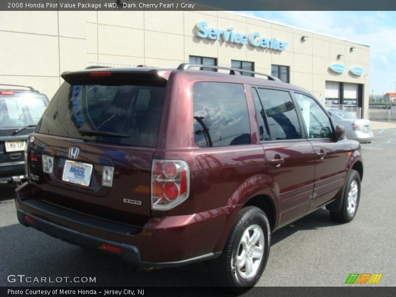 Dark Cherry Pearl / Gray 2008 Honda Pilot Value Package 4WD
