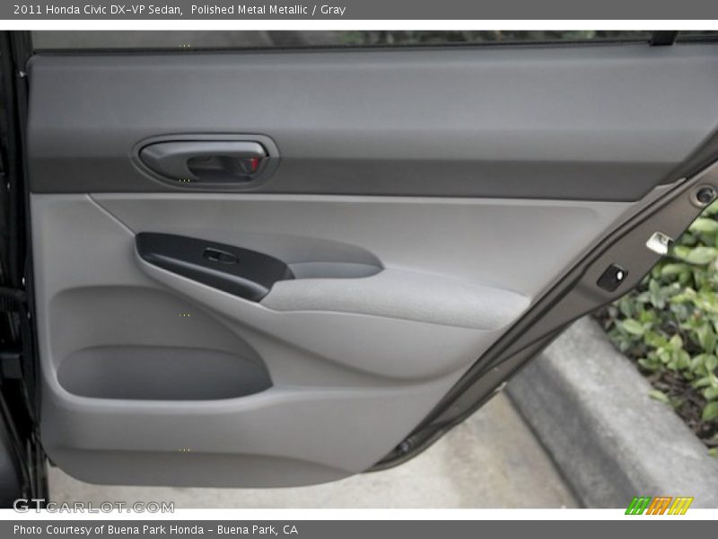 Polished Metal Metallic / Gray 2011 Honda Civic DX-VP Sedan