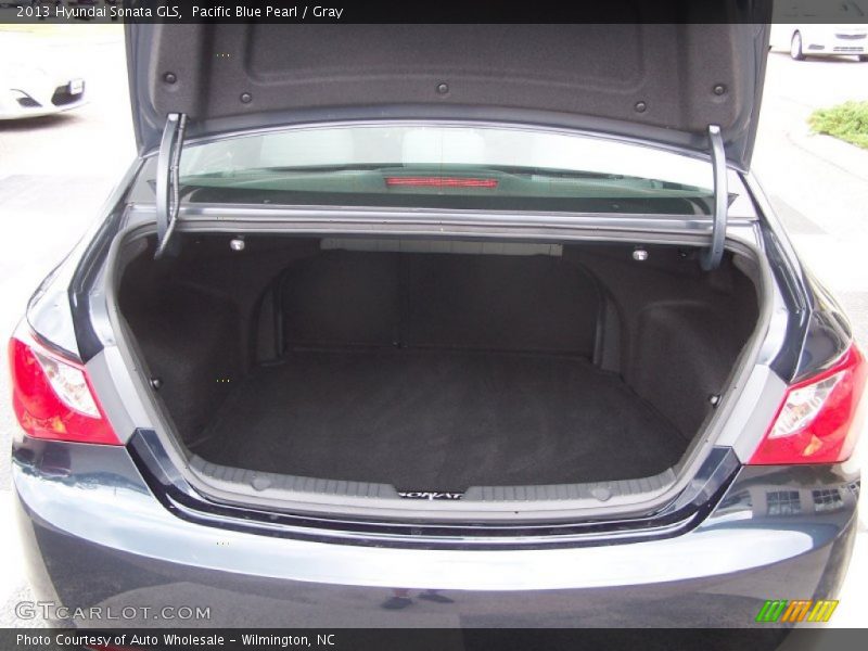 Pacific Blue Pearl / Gray 2013 Hyundai Sonata GLS