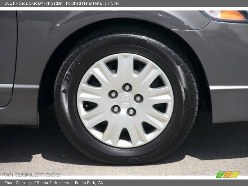 Polished Metal Metallic / Gray 2011 Honda Civic DX-VP Sedan