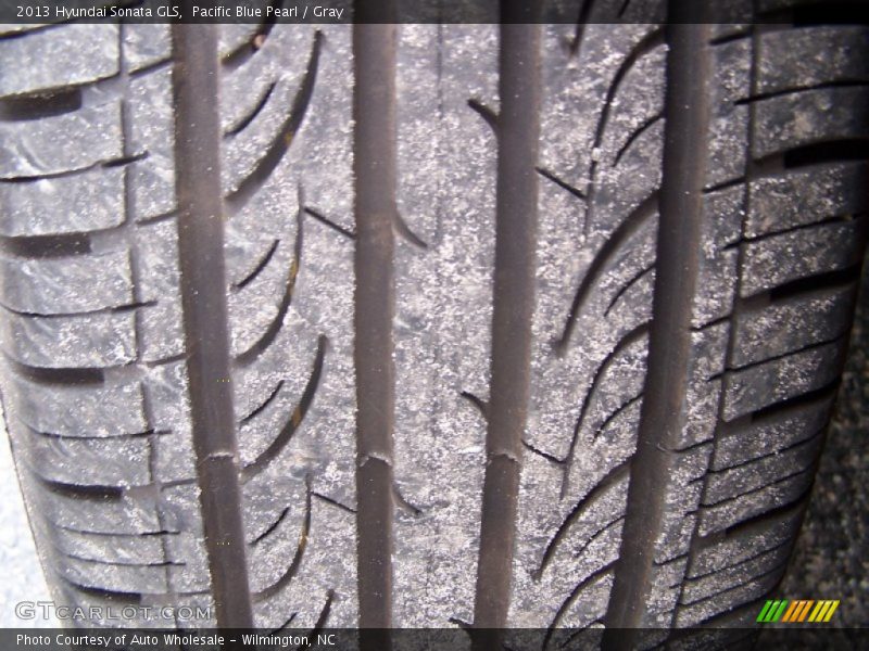 Pacific Blue Pearl / Gray 2013 Hyundai Sonata GLS