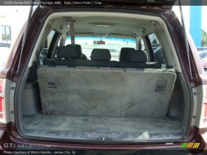 Dark Cherry Pearl / Gray 2008 Honda Pilot Value Package 4WD
