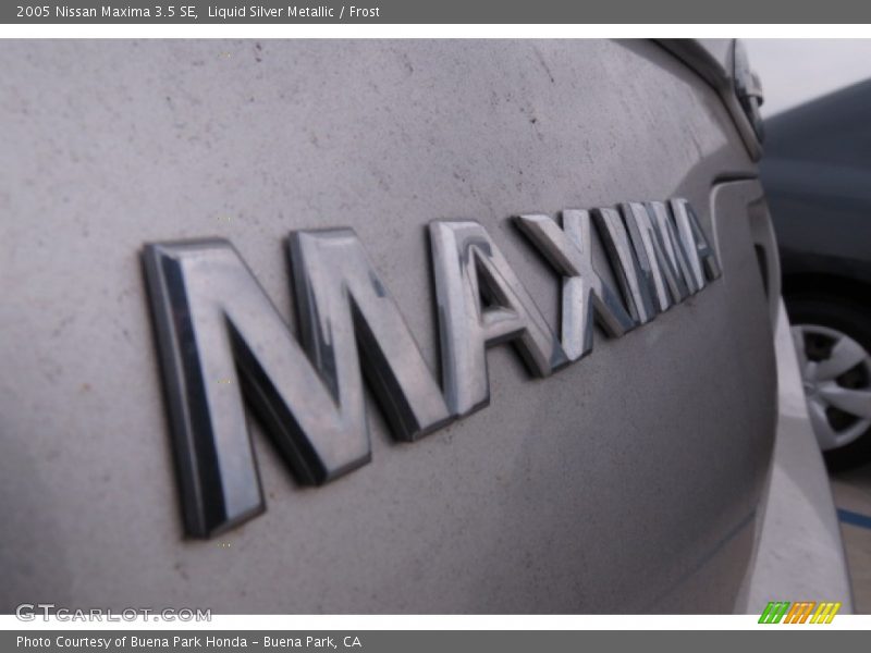 Liquid Silver Metallic / Frost 2005 Nissan Maxima 3.5 SE