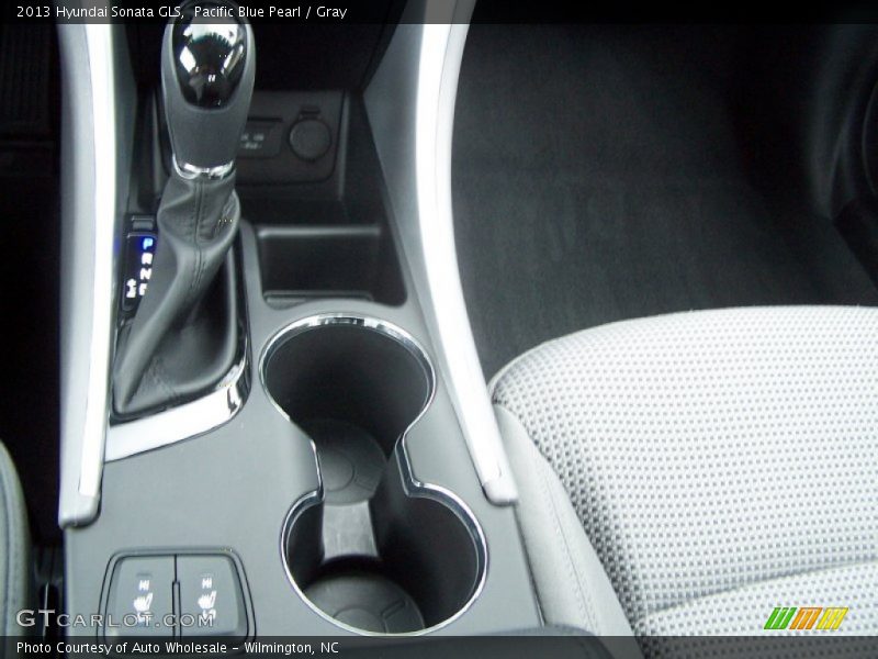 Pacific Blue Pearl / Gray 2013 Hyundai Sonata GLS