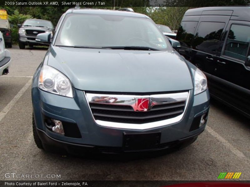 Silver Moss Green / Tan 2009 Saturn Outlook XR AWD