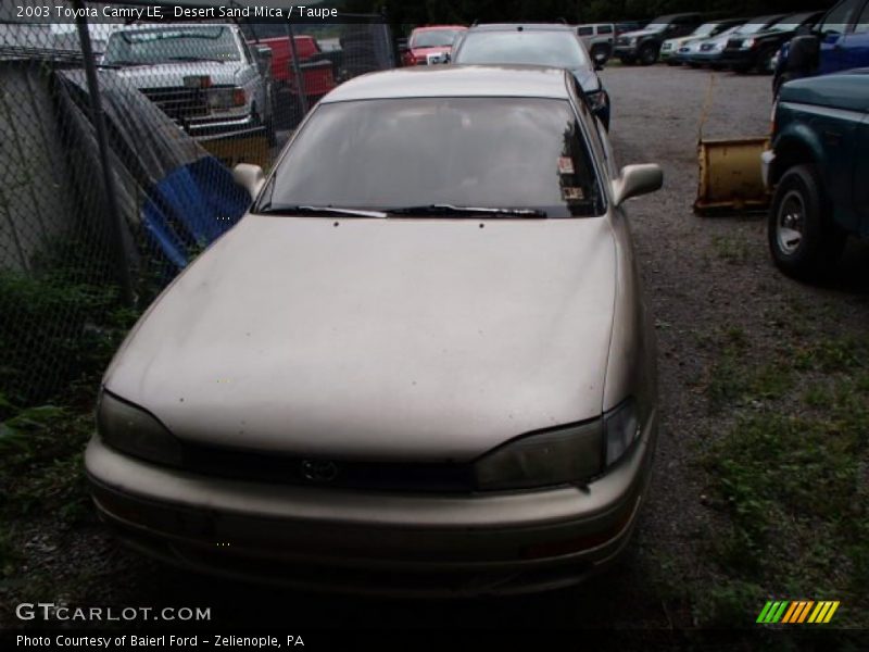 Desert Sand Mica / Taupe 2003 Toyota Camry LE