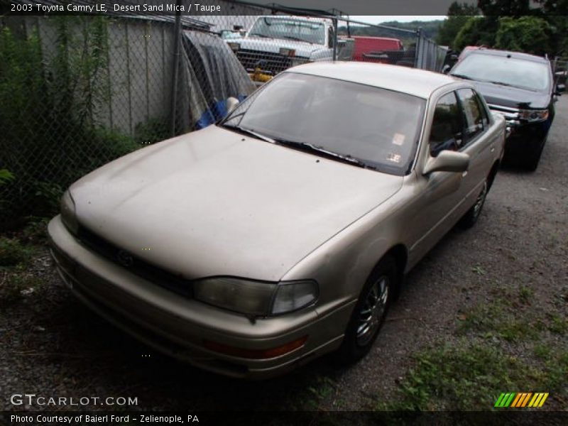 Desert Sand Mica / Taupe 2003 Toyota Camry LE