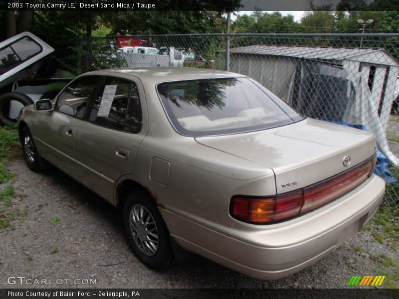 Desert Sand Mica / Taupe 2003 Toyota Camry LE