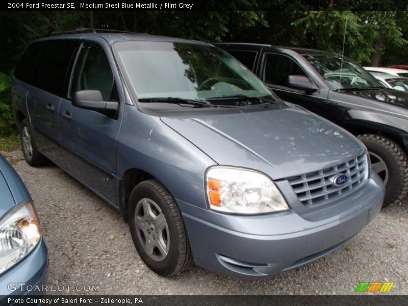 Medium Steel Blue Metallic / Flint Grey 2004 Ford Freestar SE