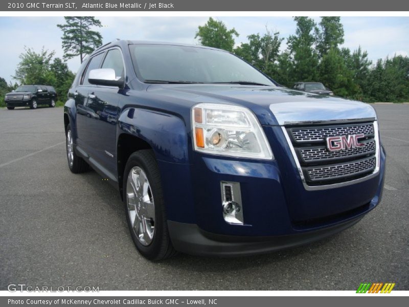 Atlantic Blue Metallic / Jet Black 2010 GMC Terrain SLT