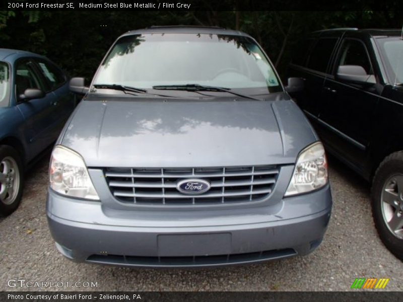 Medium Steel Blue Metallic / Flint Grey 2004 Ford Freestar SE